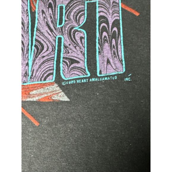 Heart Band T Shirt Vintage 1985 Screen Stars Size L See Pictures For Sizing - Picture 8 of 16